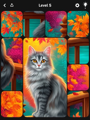 Cat Puzzles. iPad screenshot