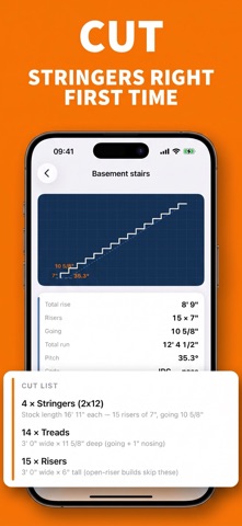 StairSketch: Stair Calculator iPhone screenshot