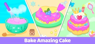 Cake Maker Kids Cooking Games iPhone screenshot