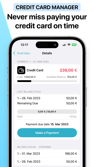 Budget Planner App MoneyCoach Screenshot