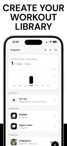 Valharon: Gym Workout Tracker Screenshot 3 of 8