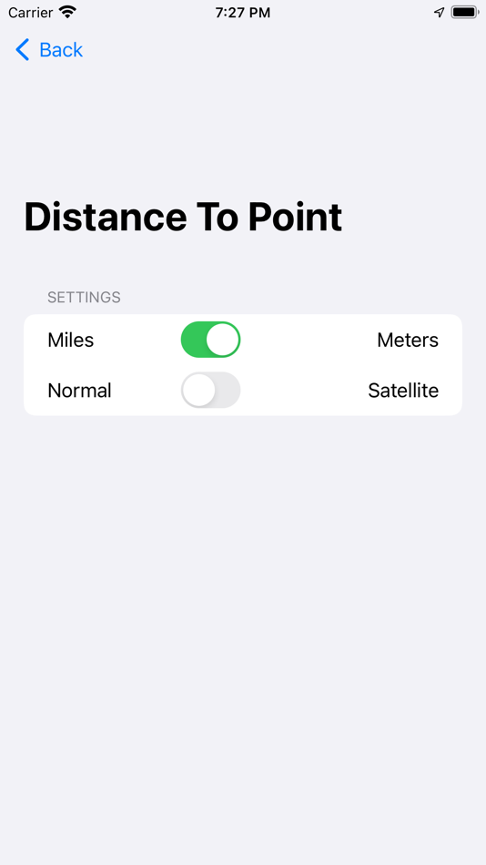 #2. Distance To Point (iOS) By: Small Accomplishments LLC