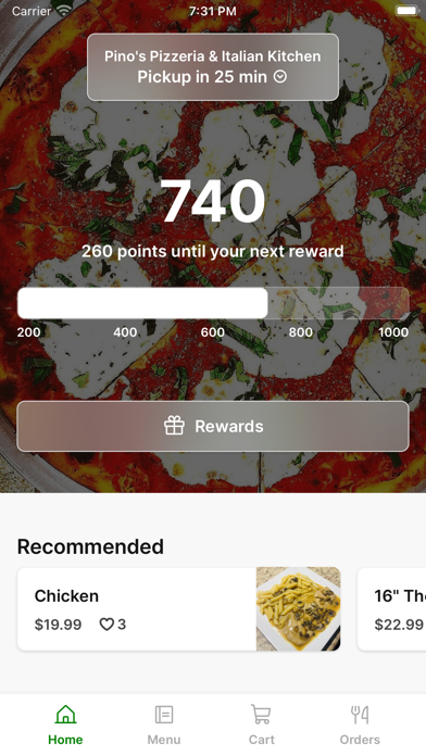 Pinos Bonita iPhone screenshot 1 - Food & Drink app