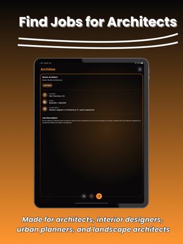 Architecture Jobs - ArchGee iPad screenshot