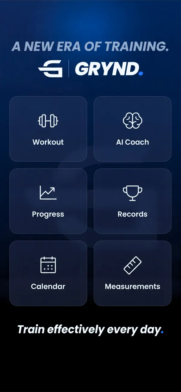 Screenshot #2 pour Grynd - AI Coach & Gym Tracker