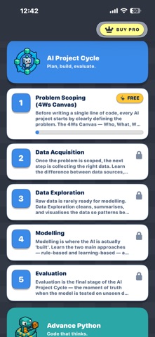 CBSE AI 10 iPhone screenshot