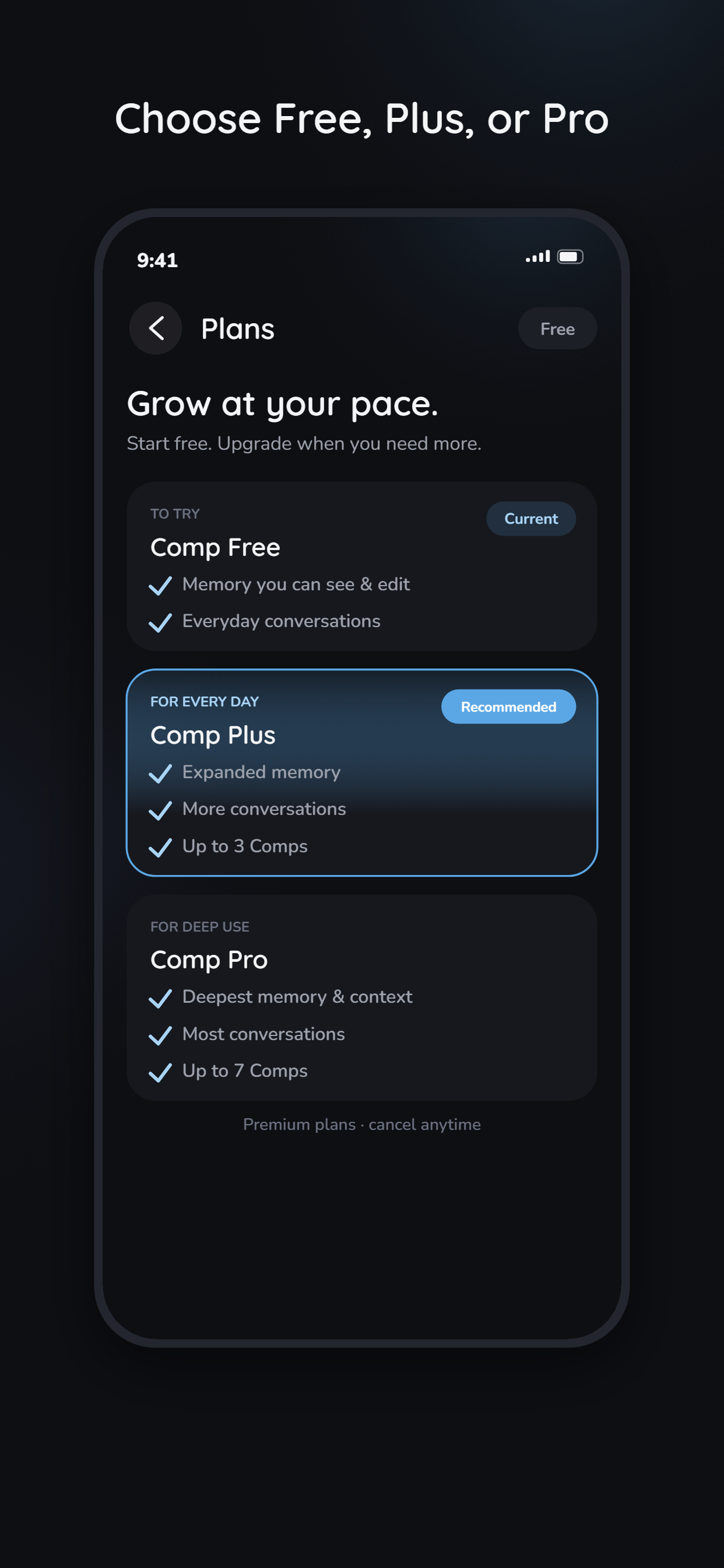 Comp: Personal Companion screenshot 5