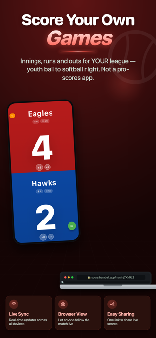 Baseball Score & Innings Screenshot 1 of 6