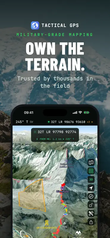 Alpine Quest: Tactical GPS Pro screenshot 1 of 10