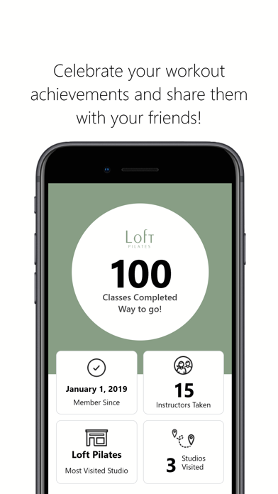 Loft Pilates Omaha iPhone screenshot 4 - Health & Fitness app