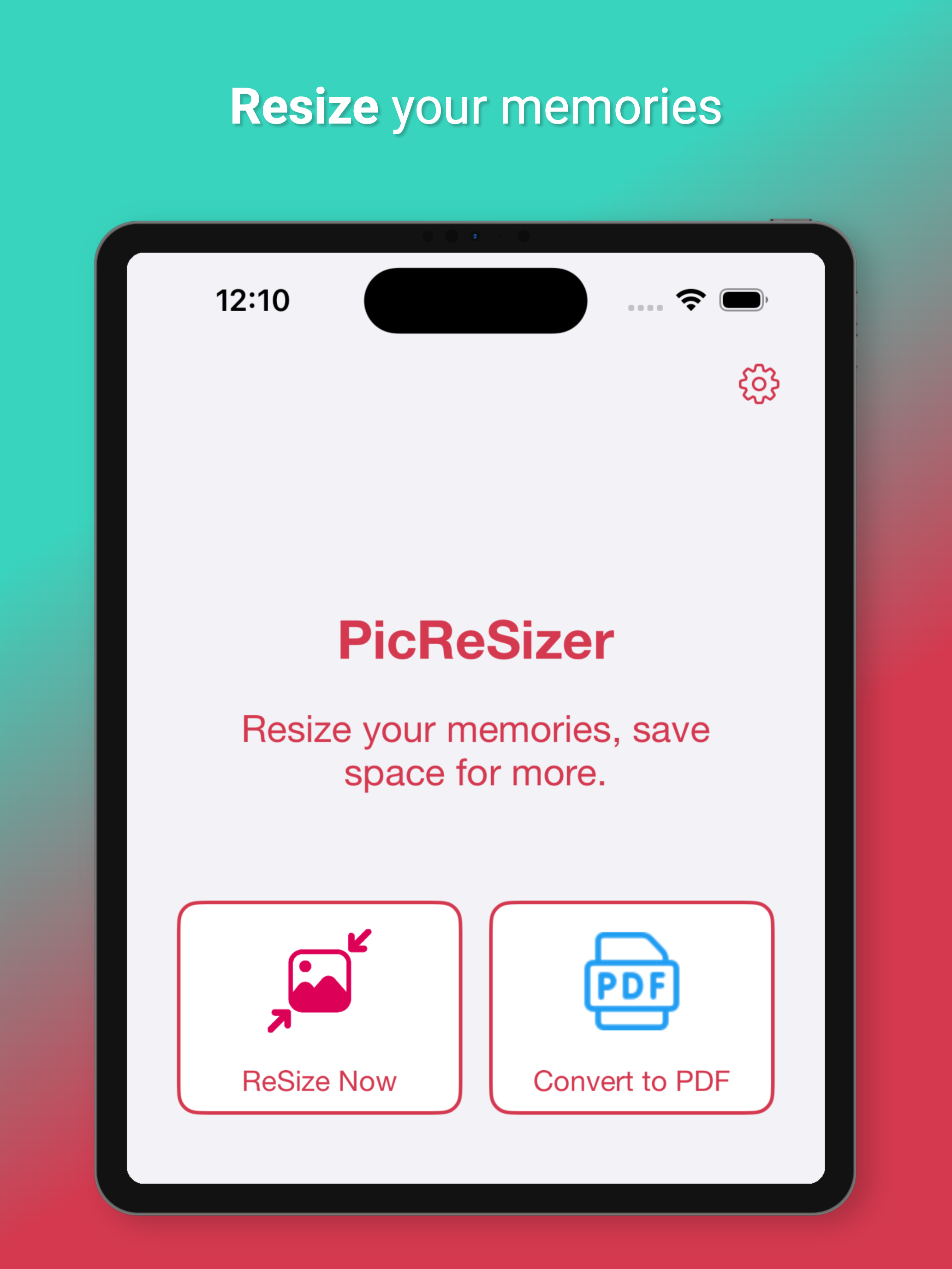 FreeSpace, Resize your Photos