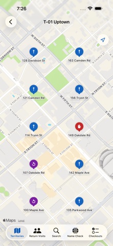FLTM: Territory Manager iPhone screenshot