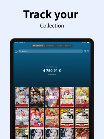 OPTCG Scanner & Tracker: Logia iPad screenshot