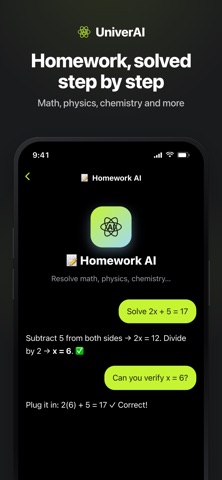 UniverAI: AI Chat Assistant iPhone screenshot