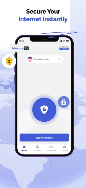 Fast VPN - Private & Secure screenshot 1