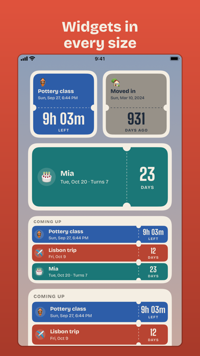 Daystub: Countdown Widget screenshot 2