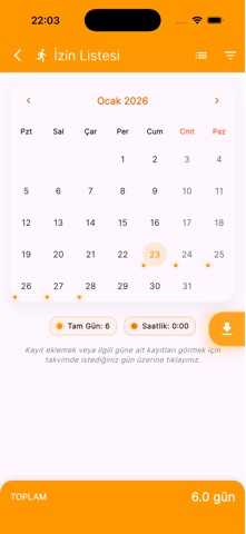 Mesai Defteri screenshot
