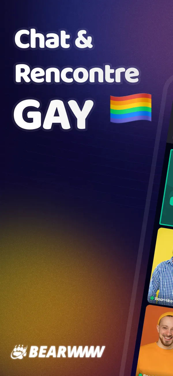 Screenshot #1 pour BEARWWW : Chat Gay & Rencontre