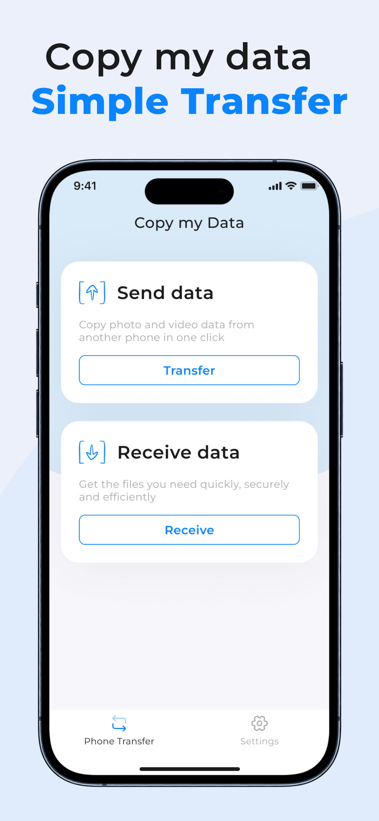 Copy my data - Simple Transfer