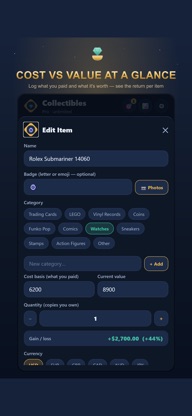 Collection Tracker & Value screenshot 4