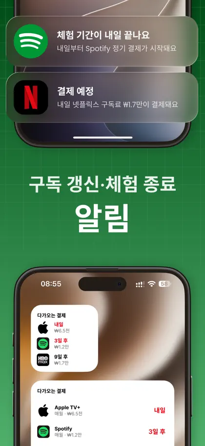 Screenshot 6 di 6 di Abos verwalten - SubIQ