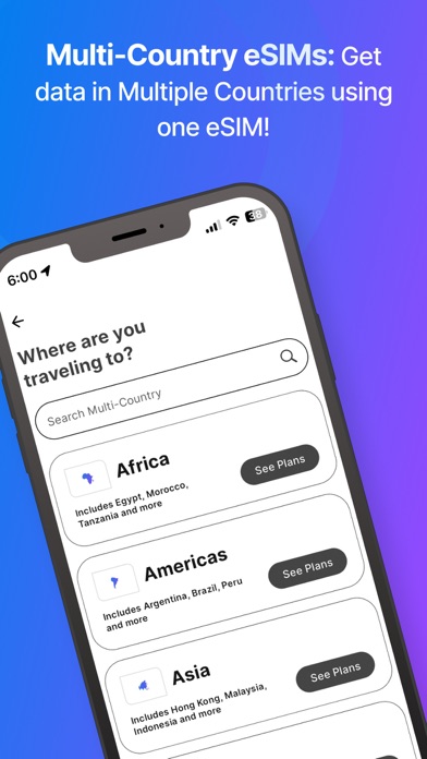 Roamsim | eSIM Travel Data Screenshot