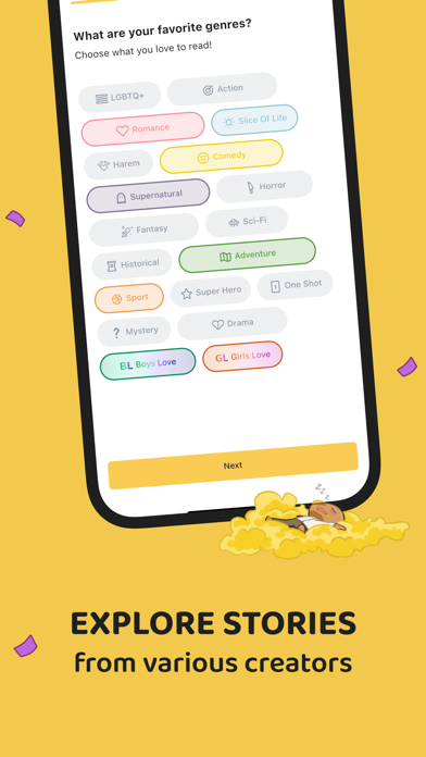 Lemoon: Comics & Webtoons iPhone screenshot 7 - Entertainment app