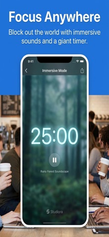 Studiora: Focus Timer & Sound screenshot