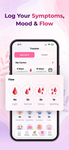 Period Tracker-Ovulation Cycle Screenshot 4 of 8