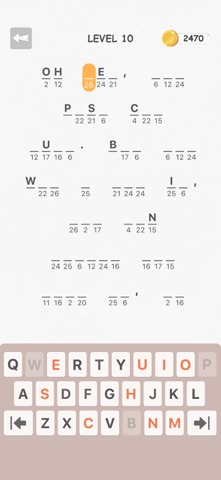 Wordgram Master iPhone screenshot