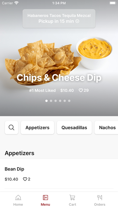 Habaneros Grand View app screenshot