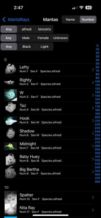 Manta Ray Tracker Screenshot 7 of 10