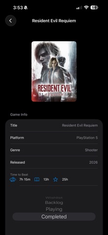 My Games Collection screenshot