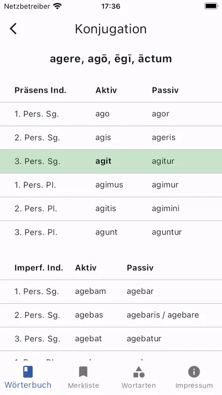 Navigium Großwörterbuch Latein screenshot 6 of 8