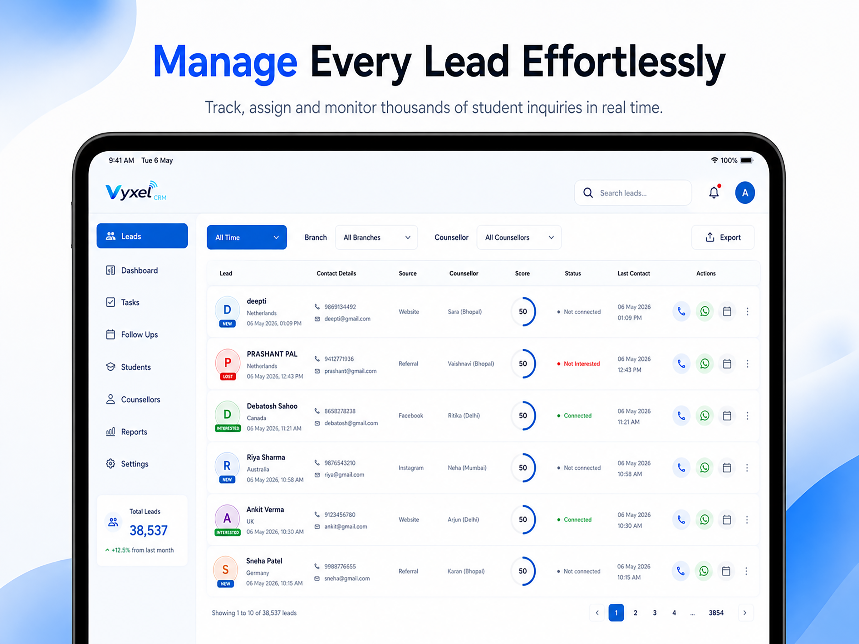 Vyxel CRM screenshot 6