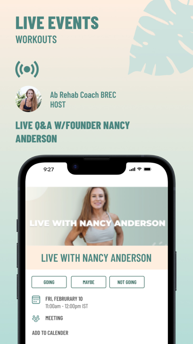 Birth Recovery Center iPhone screenshot