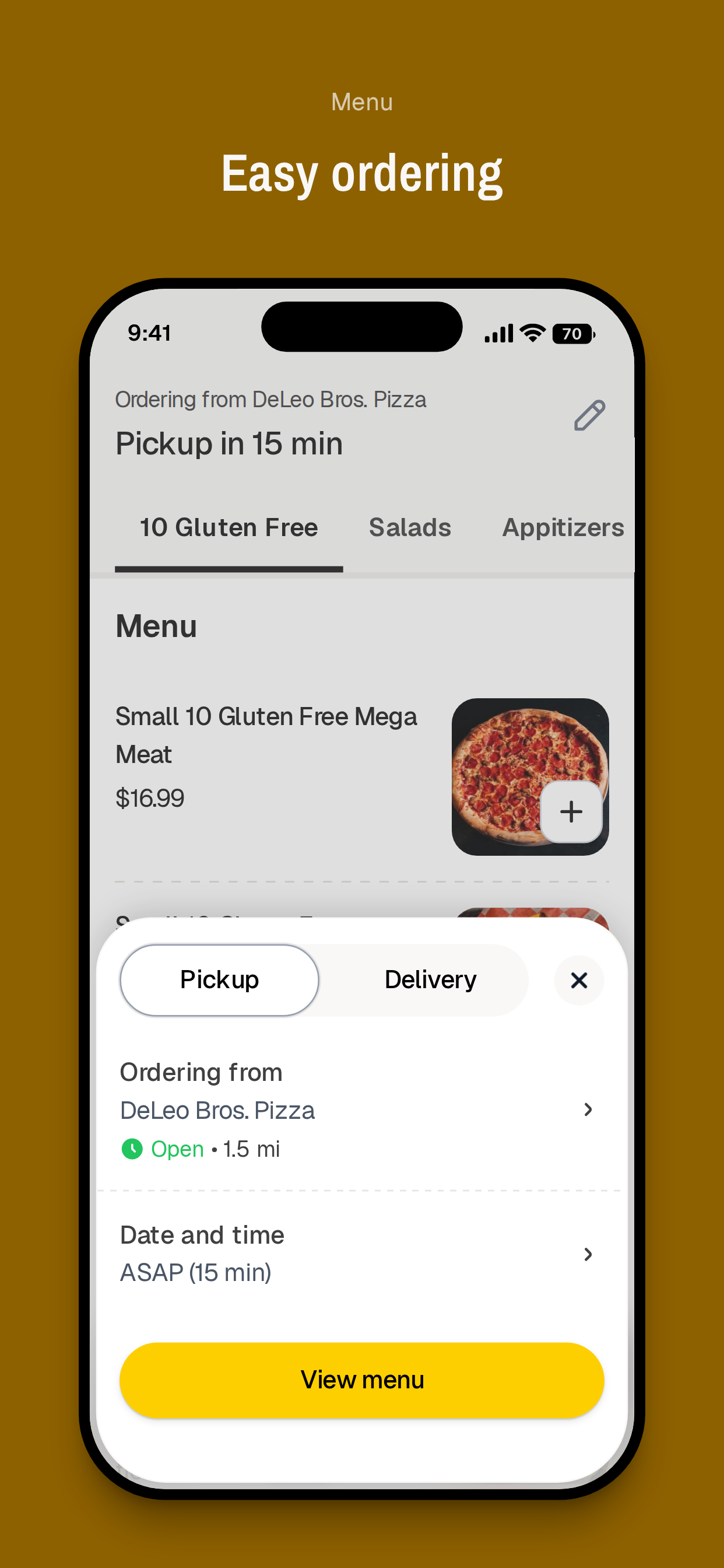 DeLeo Bros. Pizza screenshot 3
