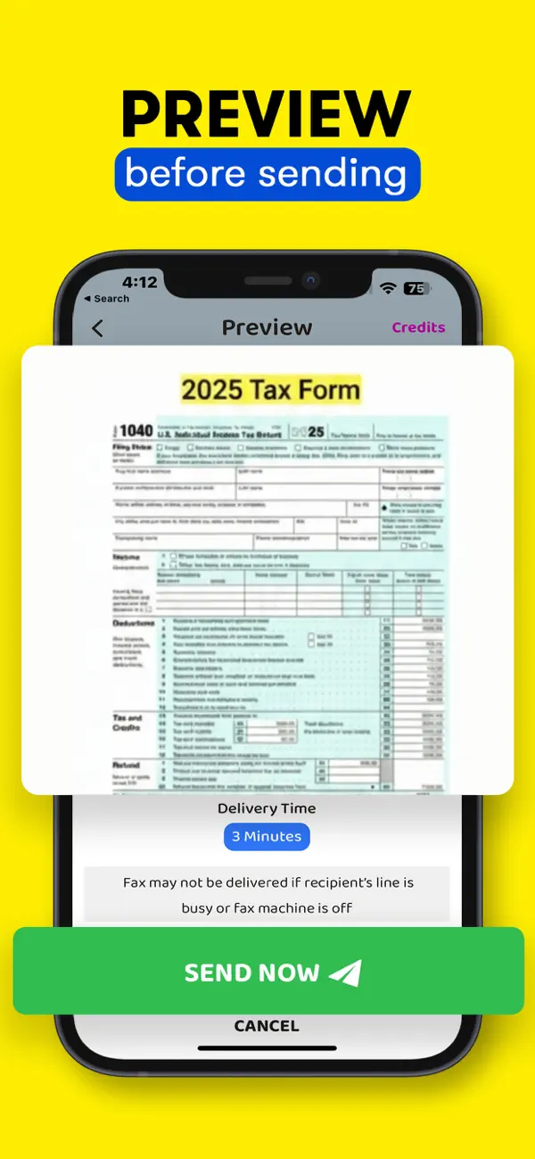 Screenshot #3 pour SpeedyFax-Send Fax From iPhone