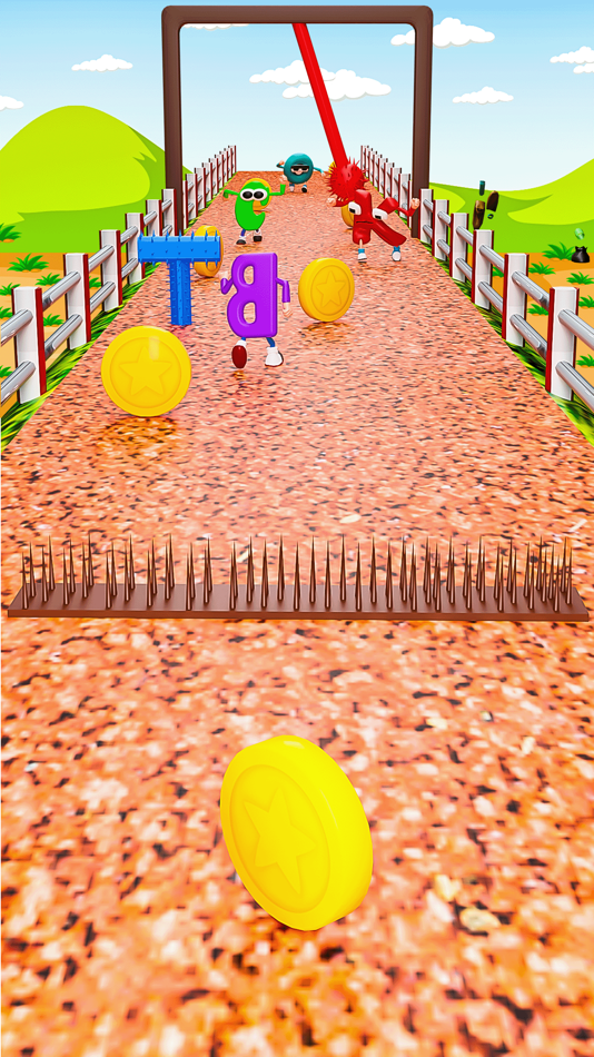 #3. Alphabet Runner 3D ABC Race (iOS) 来自: KUNHAR GAMES LTD