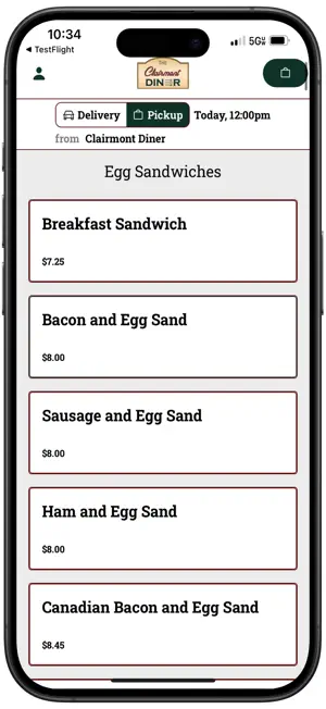The Clairmont Diner screenshot 2