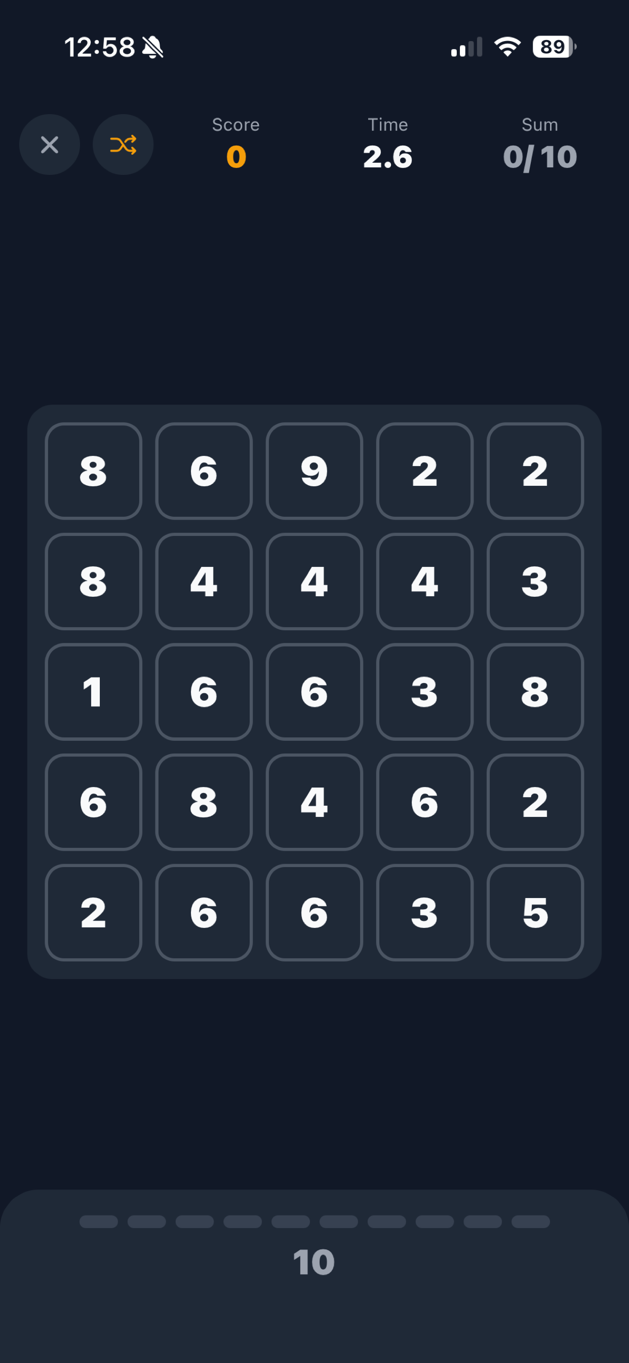 Sum 10 - Number Puzzle screenshot 3