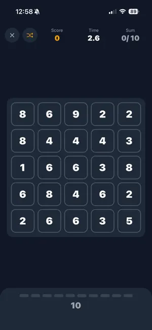 Sum 10 - Number Puzzle screenshot 3