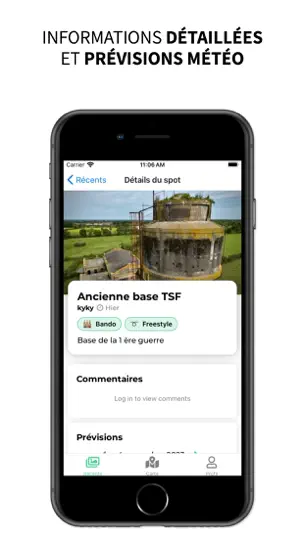 Capture d'écran de Drone Spot : Météo Et Carte sur iPhone 3
