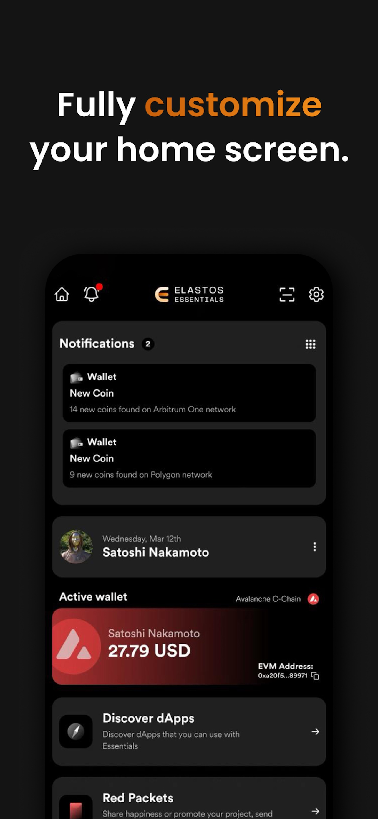 Elastos Essentials Wallet