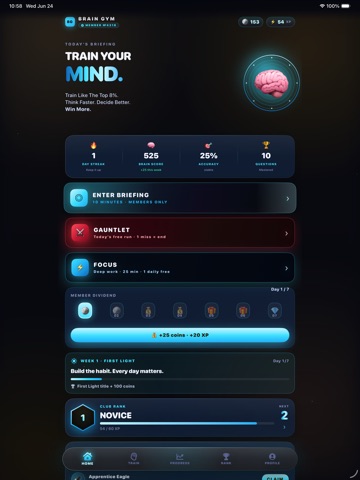 Brain Gym - Train Your Mind iPad screenshot