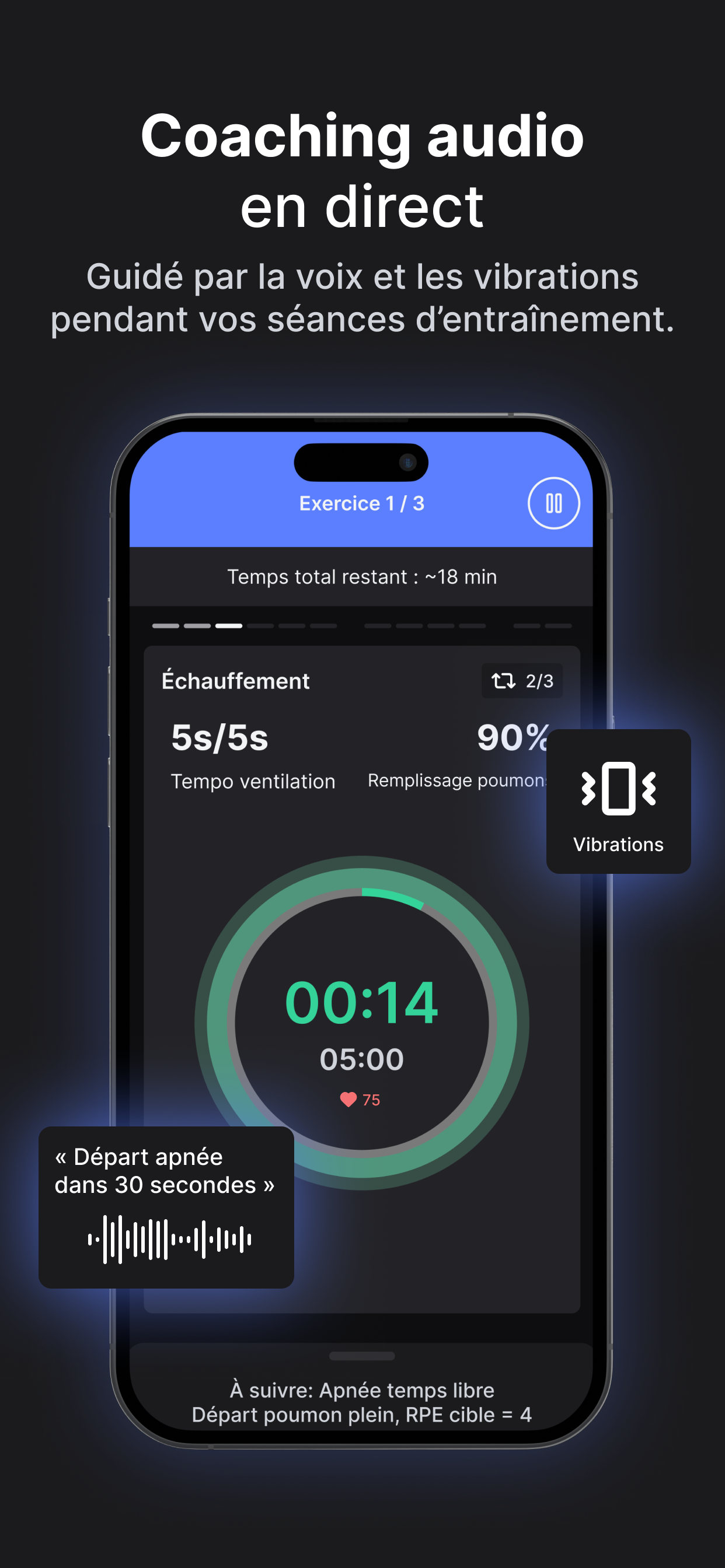 ApneaCoach: Entraînement Apnée screenshot 3