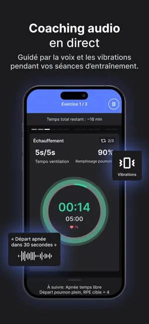 ApneaCoach: Entraînement Apnée screenshot 3