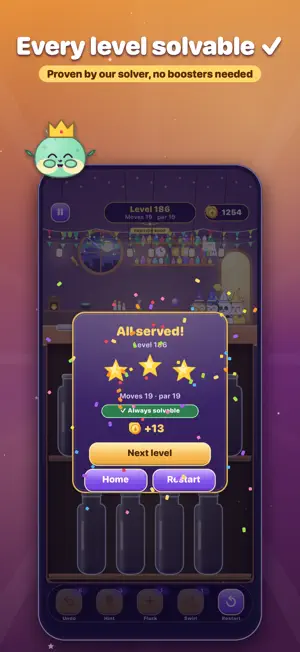 Pawtion: Water Sort Puzzle screenshot 2