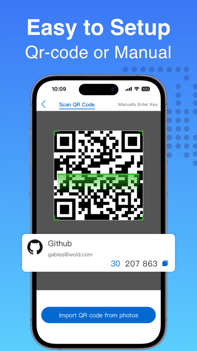 Authenticator MFA App iPhone screenshot 2 - Productivity app