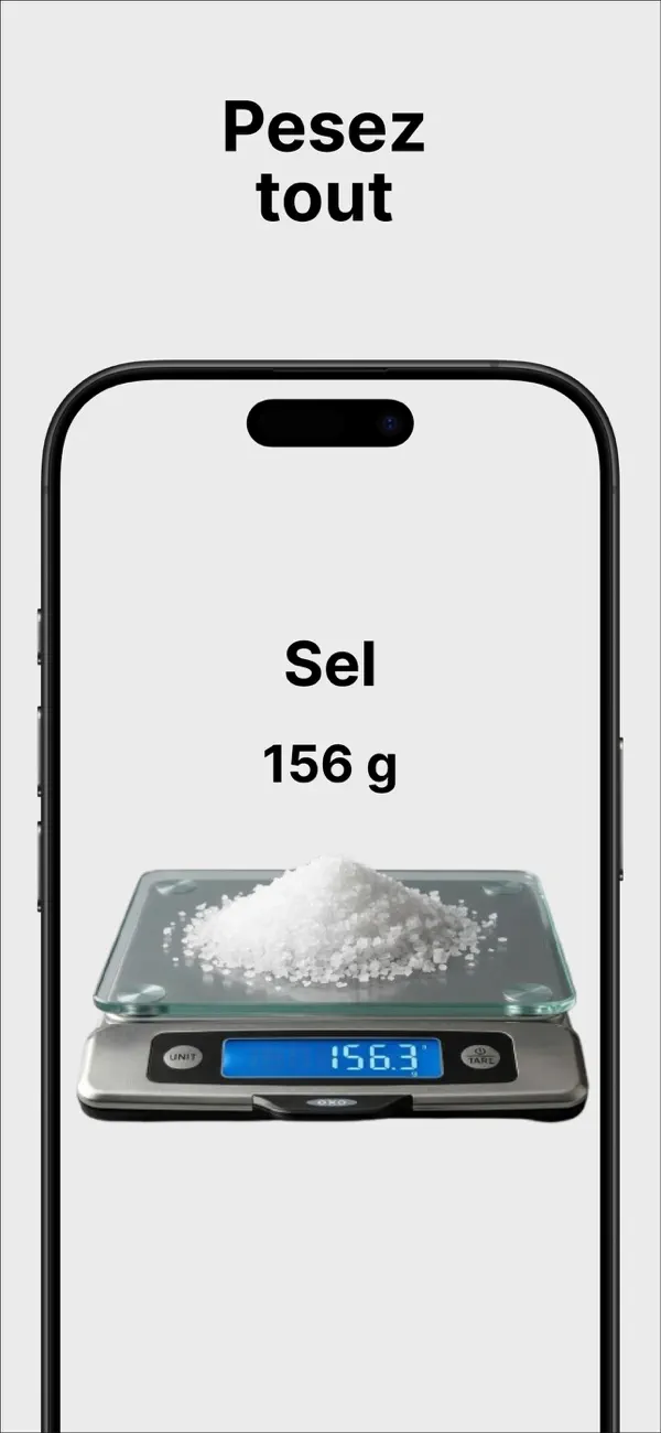 Screenshot #2 pour Balance pour grammes: WeighCam